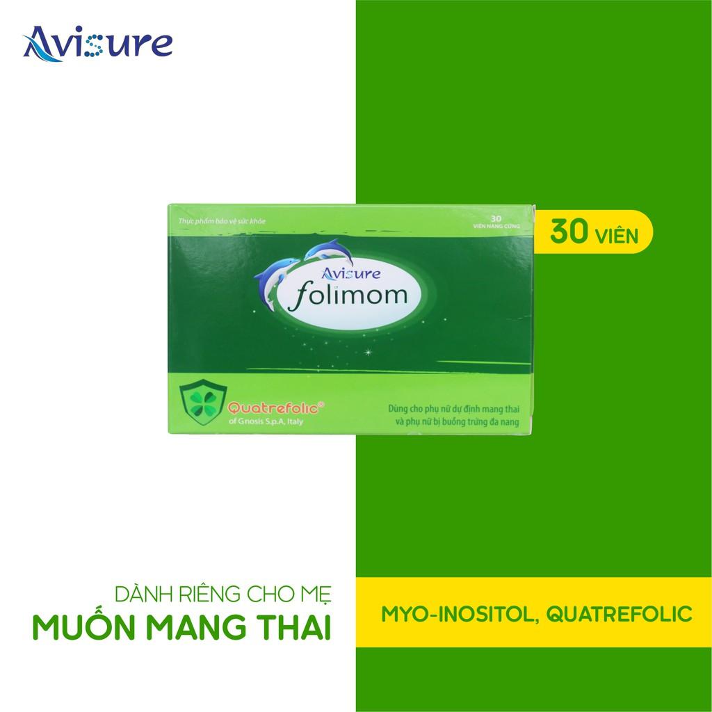 Avisure Folimom cho phụ nữ chuẩn bị mang thai, sảy thai nhiều lần