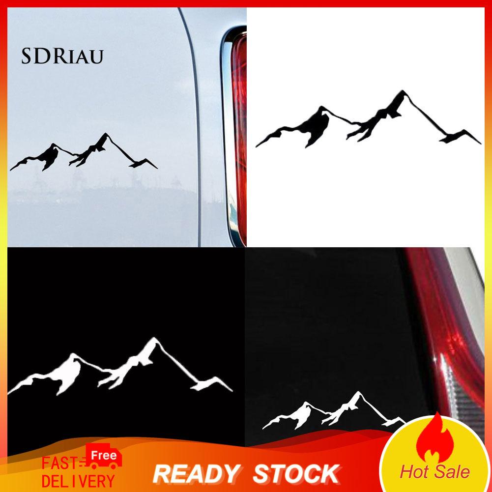 Sticker Dán Trang Trí Xe Hơi Hình Ngọn Núi