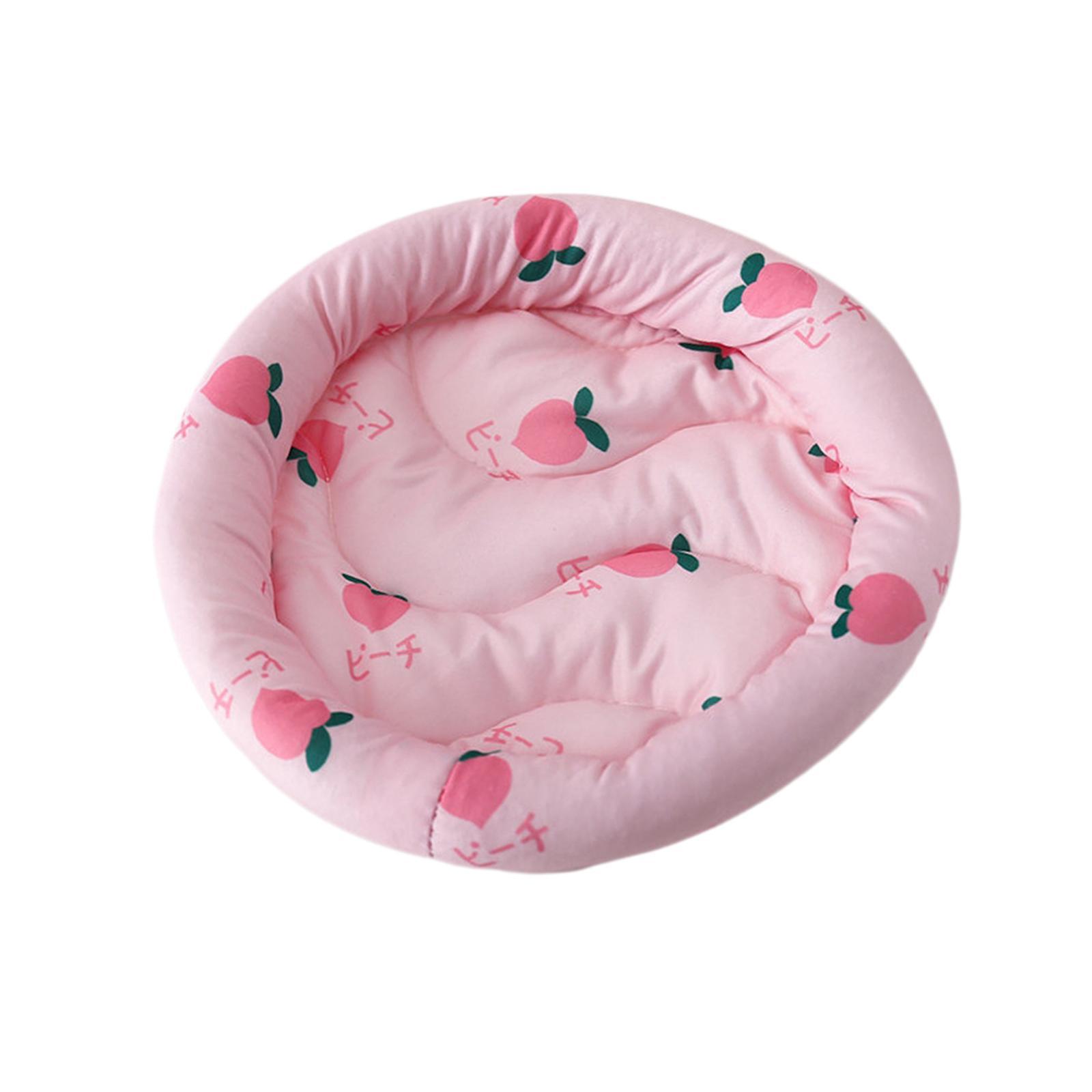 Small Animal Sleeping Bed Round Soft Guinea Pig Mat for Hedgehog Ferret Cats