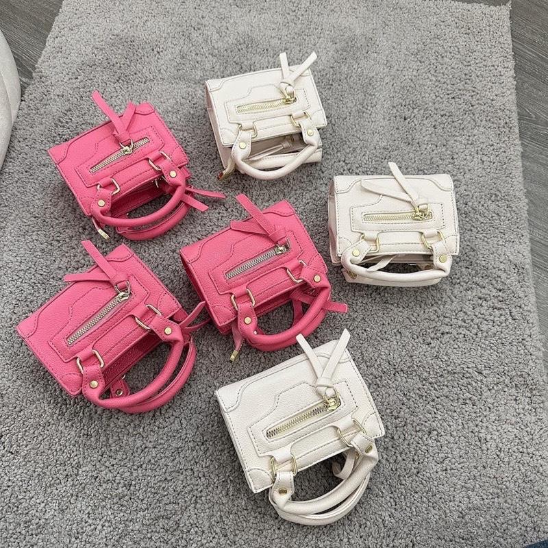 Túi balen mini nữ đeo chéo size 14 cho mẹ và bé đẹp giá rẻ thời trang hàn quốc siêu xinh DC501