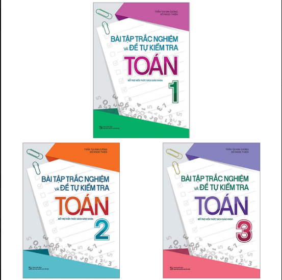 Combo Bài Tập Trắc Nghiệm Và Đề Tự Kiểm Tra Toán 1 + Toán 2 + Toán 3