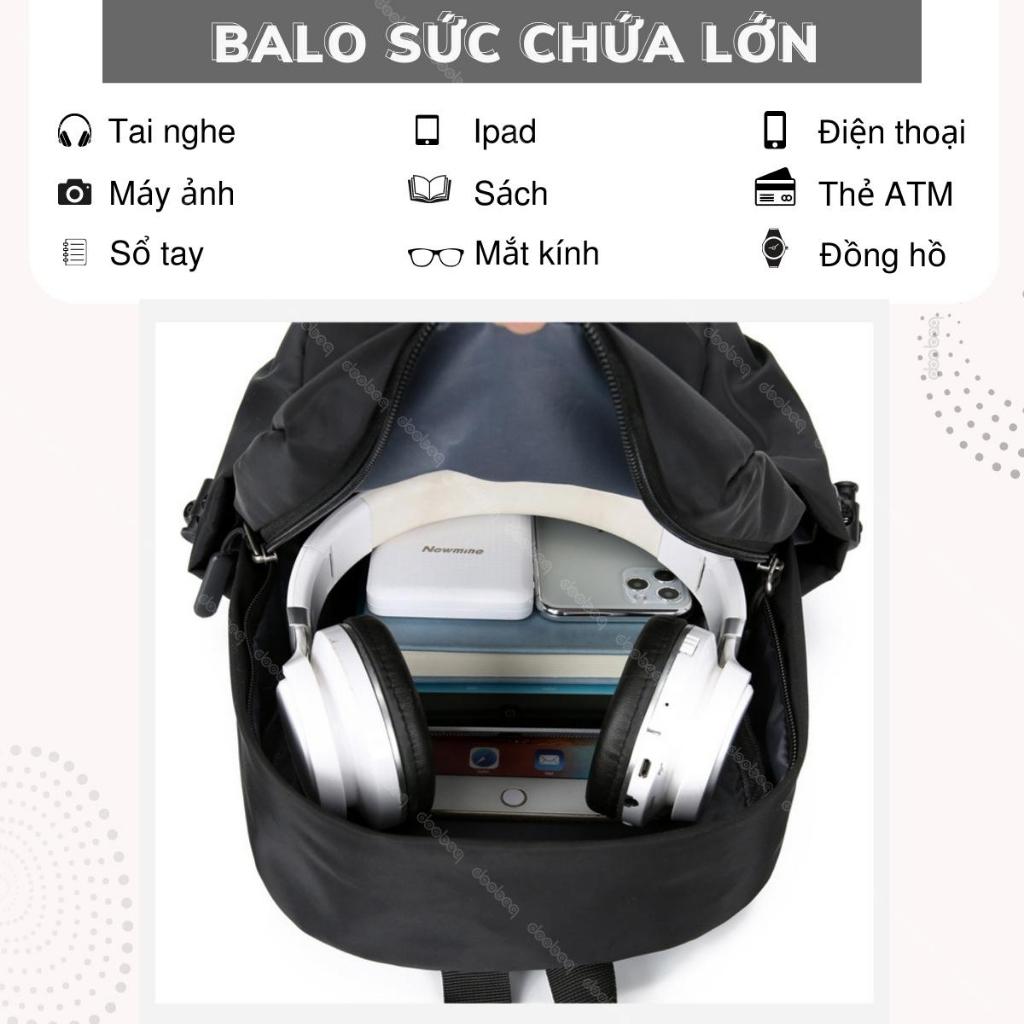 Combo Túi đeo chéo và Balo thời trang Doo Bag chất vải cao cấp chống nước mang đi học đi chơi tiện lợi