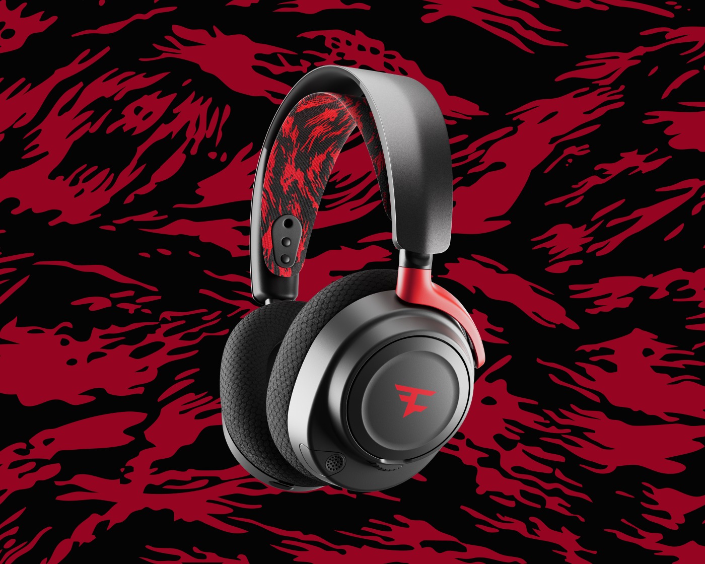 Tai nghe chụp tai gaming không dây SteelSeries Arctis Nova 7 FaZe Clan - Bảo hành 1 năm - Hàng chính hãng