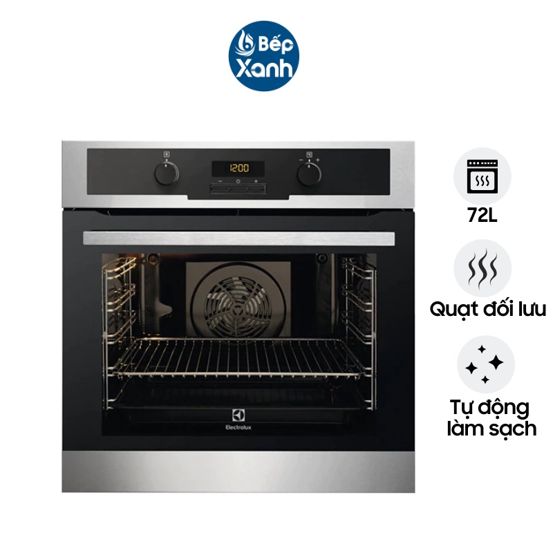 Lò Nướng Âm Tủ Electrolux EOC5400AOX - Dung Tích 72L - 9 Chế Độ Nướng - Hàng Chính Hãng