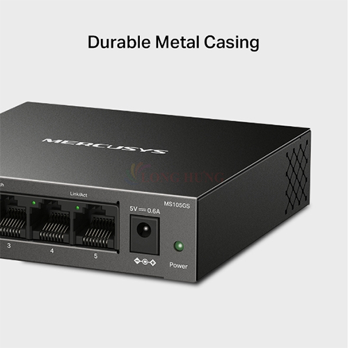 Switch Mercusys dành cho 5-Port Gigabit 10/100/1000Mbps Desktop Switch MS105GS - Hàng chính hãng