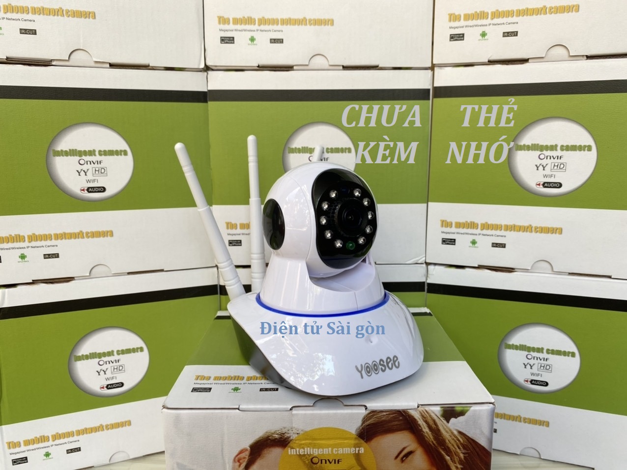Camera IP WIFI trong nhà YooSee 2.0 + Thẻ nhớ 32G - Hàng Nhấp Khẩu