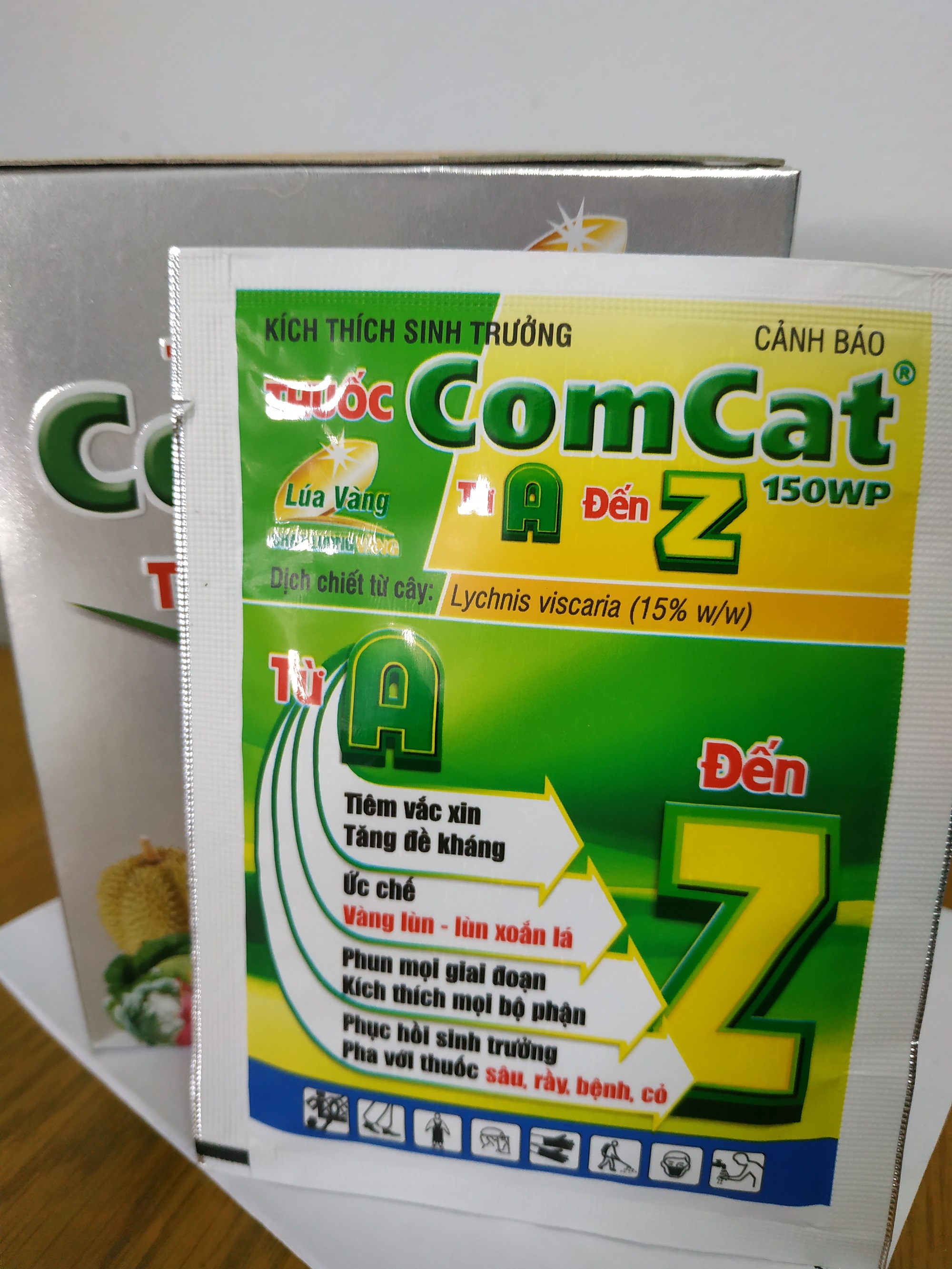 Combo 10 gói phân bón điều hòa sinh trưởng COMCAT 150WP - gói 7.55 gram