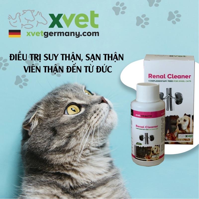 RENAL CLEANER Giải quyết các vấn đề về thận nhanh chóng và hiệu quả Trên thú cưng Chó mèo Chai 50ml Nhập khẩu từ Đức