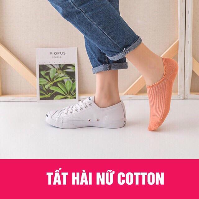 Tất Vớ Lười Cổ Ngắn Kháng Khuẩn- Vớ Lười Thấp Cổ Cotton Len Tăm Co Giãn- Tất Thuyền Chống Hôi Cho Nam Và Nữ