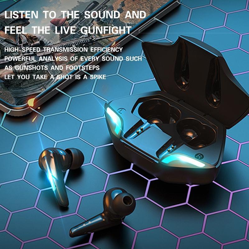 Tai Nghe Chơi Game TWS NUOWA G11 TWS 65ms Kết Nối Bluetooth Có Mic Âm Thanh Bass