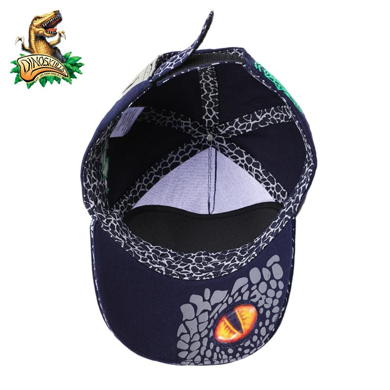 DINOSKULLS Trẻ Em 3D Khủng Long Có Thể Điều Chỉnh Nón Snapback Cho Bé Trai Bé Gái Trẻ Em Mũ Bóng Chày Thoáng Khí Ngoài Trời Du Lịch Thể Thao Miếng Vải