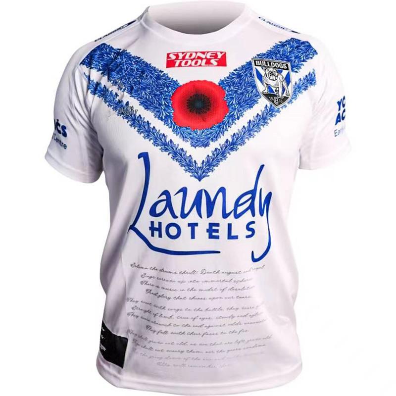 2023 Bulldogs Anzac / Sân nhà / Sân khách / Bản địa / Áo lót / Quần đùi Áo bóng bầu dục nam Kích thước: S-5XL Color: 2023 Shorts Size: S