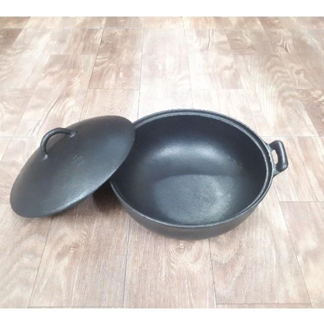 Nồi gang đúc kho cá thịt, nấu lẩu đk 25cm ( số 5 )