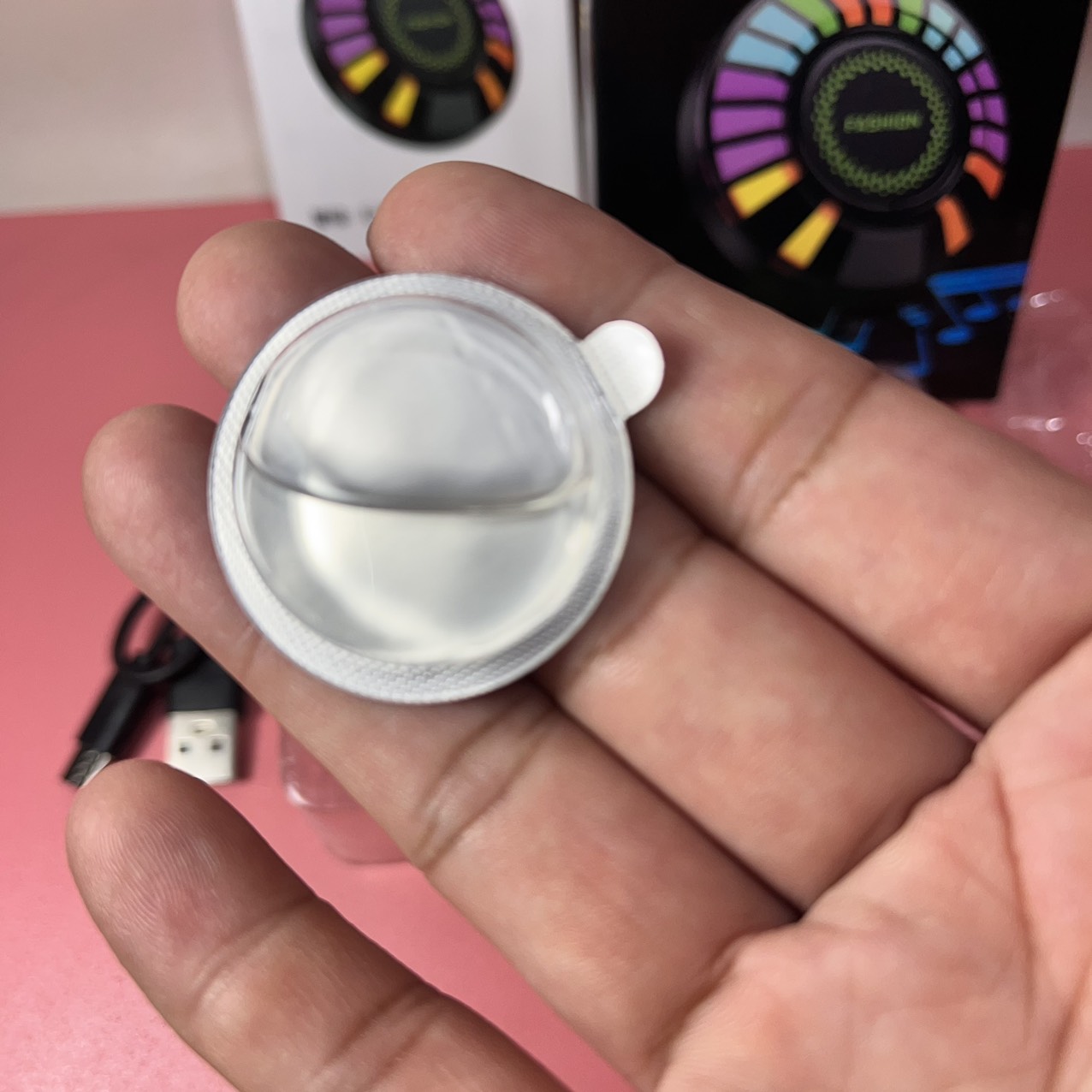 Đèn Led Khuếch Tán Tinh Dầu Điều Khiển điện thoại Trang Trí Nội Thất Xe Hơi - T0294