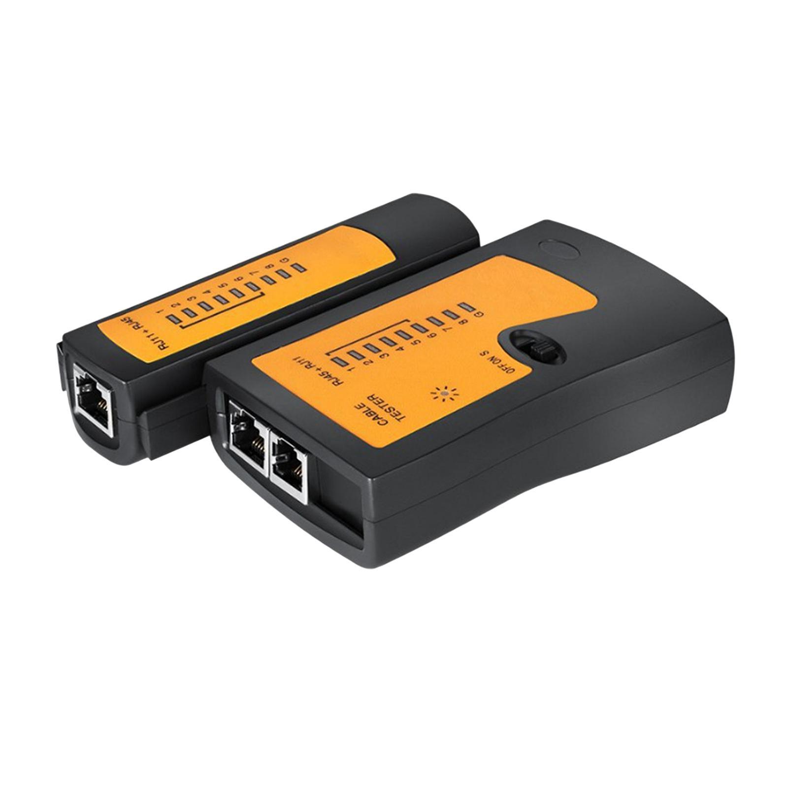 Durable Network Cable Tester for Shorts Opens Crossed Pairs Network Cable
