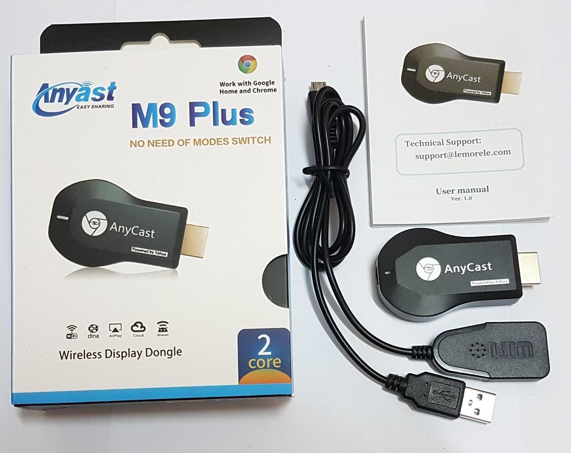 Thiết Bị Kết Nối HDMI Không Dây Anycast M9 Plus - Từ Điện Thoại Lên Tivi  - Hàng Nhập Khẩu