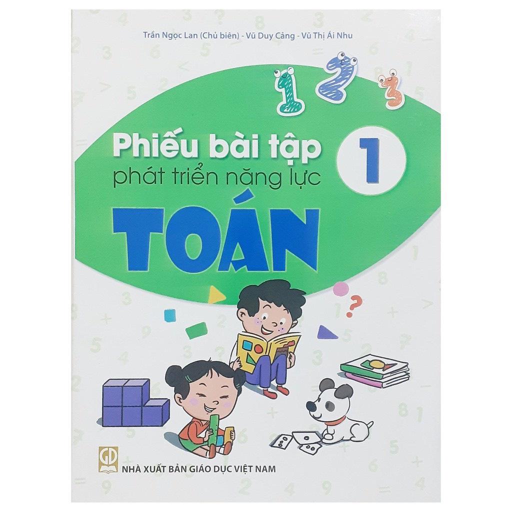 Sách Phiếu bài tập phát triển năng lực Toán lớp 1