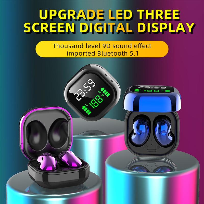 S6 TWS Tai Nghe Nhét Tai Không Dây Bluetooth Tai Nghe Tai Nghe Mini Chống Nước Nhạc Tai Nghe Stereo Tai Nghe Nhét Tai Thể Thao Cho iPhone Xiaomi