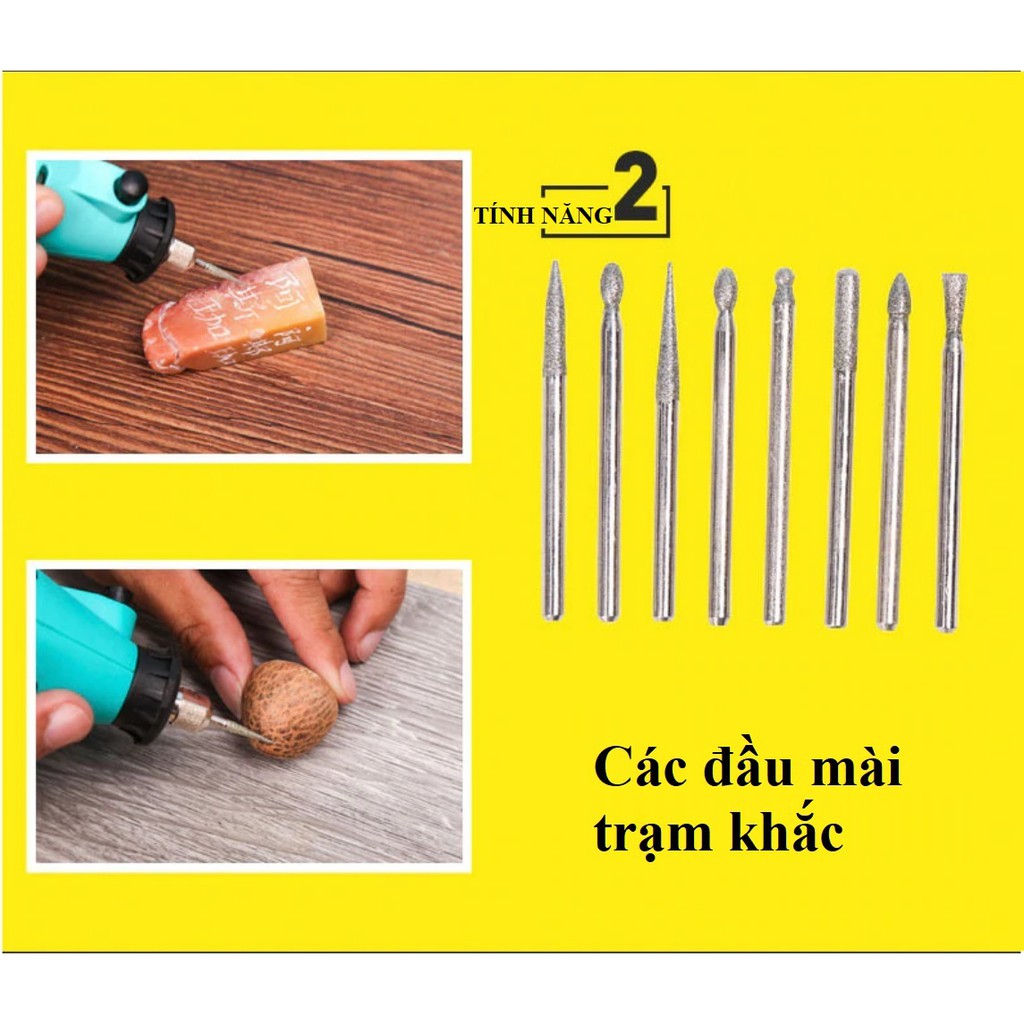 Bộ Máy Khoan Mài mini, Đa Năng 100 chi tiết, công suất 180W