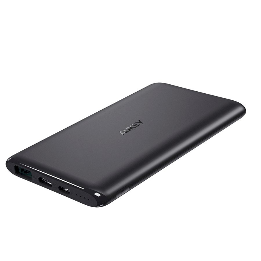 Pin Sạc Dự Phòng Tích Hợp Cổng USB Type-C In/Out Aukey PB-XN5 5000mAh  - Hàng Chính Hãng