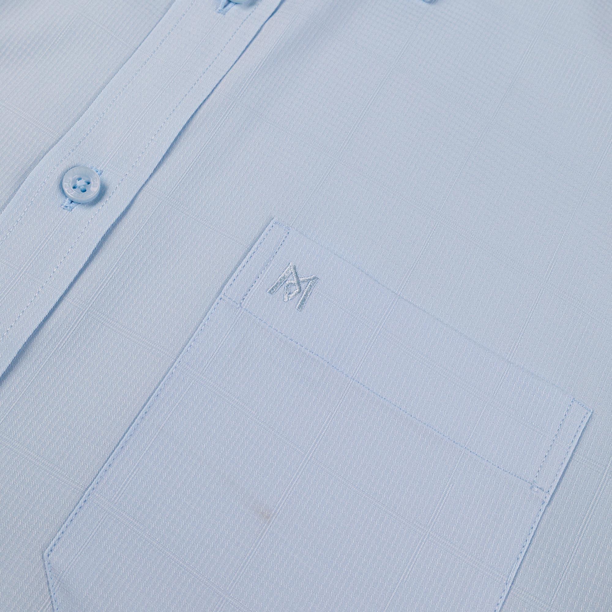 Áo sơ mi nam KHATOCO Tailor Fit dài tay A1MD538T1-CNCR739-2703-D