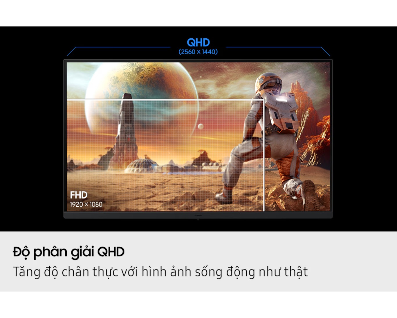 Màn Hình Gaming Samsung Odyssey G5 G53F LS27FG530EEXXV (27 Inch, IPS, QHD, 200Hz, 1ms) - Hàng chính hãng