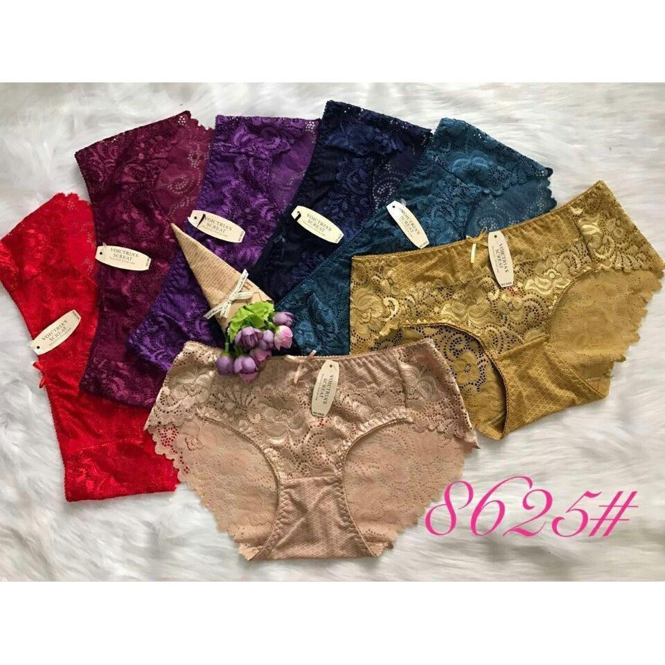 Combo 10 quần lót cao cấp phối ren 8625