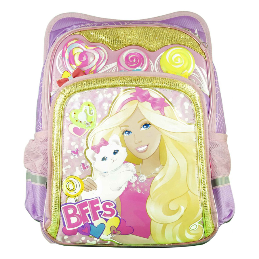 Ba Lô Trẻ Em Barbie Màu Tím – Bb0275B