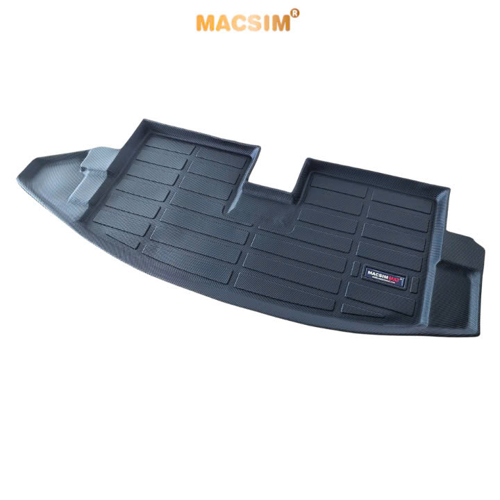 Thảm lót cốp xe ô tô Isuzu Mux 2015- 2021 nhãn hiệu Macsim chất liệu TPE màu đen