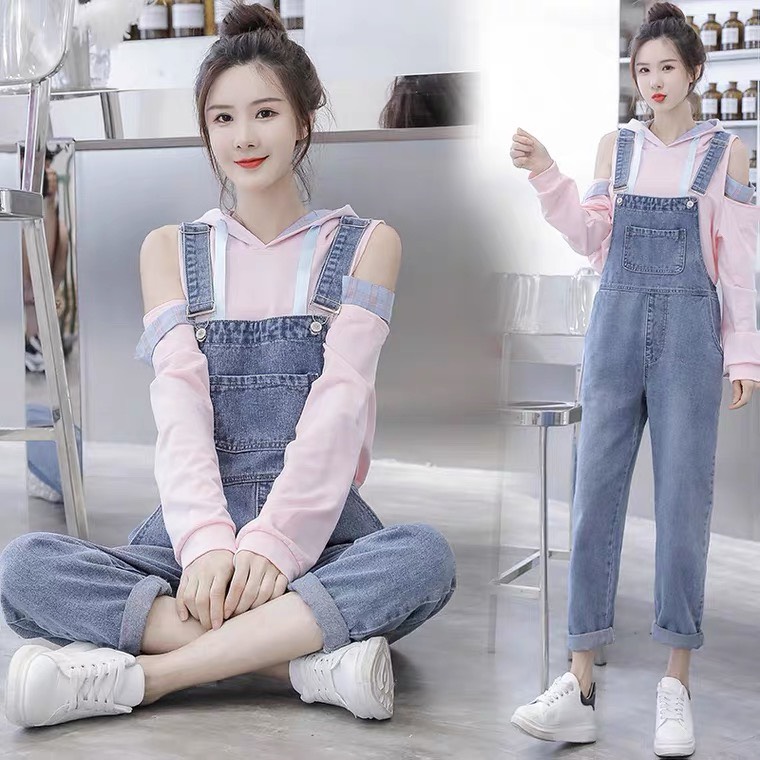 Yếm Jean Nữ Thương Hiệu Chandi, Yếm Nữ Quần cao cấp mẫu mới hot trend 2021 mã NT337