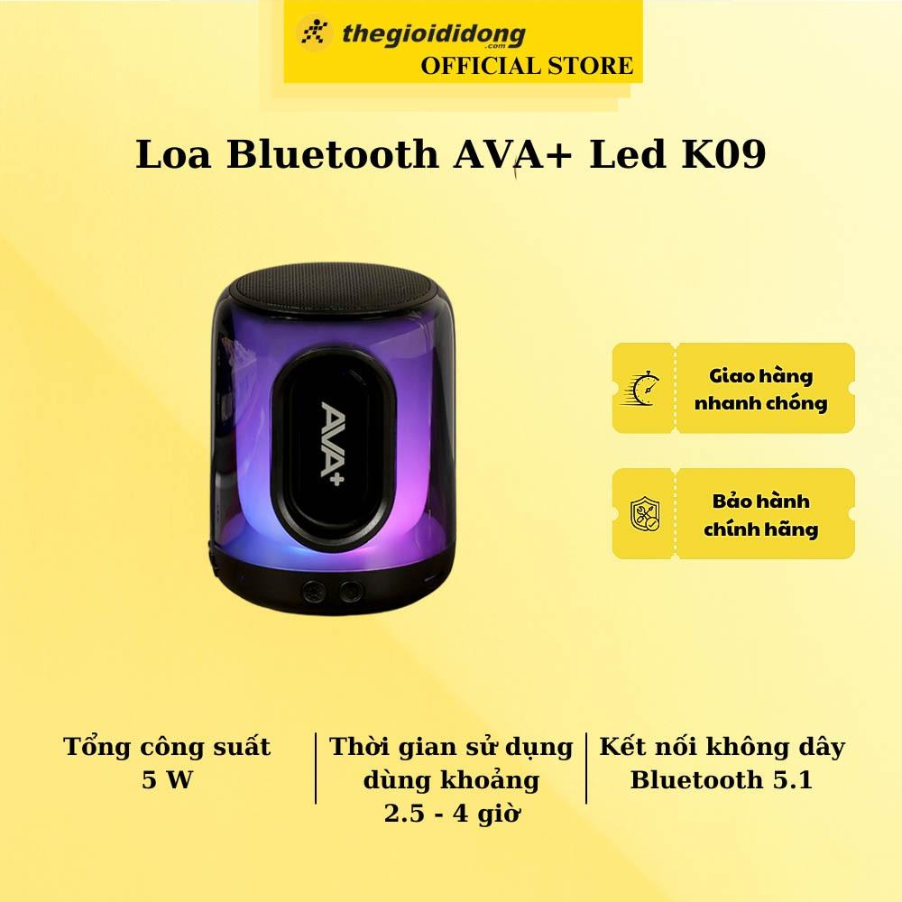 Loa Bluetooth AVA+ Led K09 - Hàng Chính Hãng