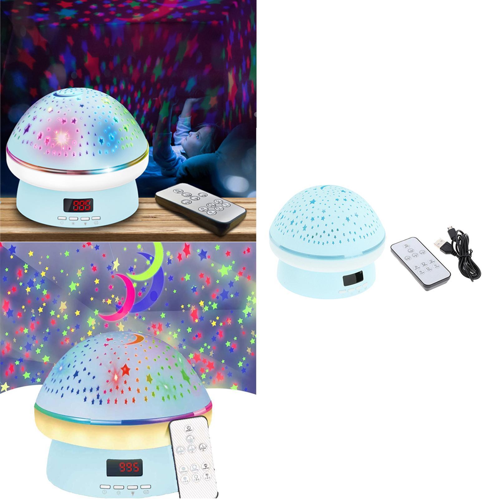 LED Light USB Projection Lamp Party Room Decor Blue