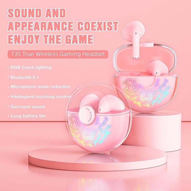 Tai nghe bluetooth không dây chống ồn blutooth chơi game tại nghe bluetooth không dây có mic thể thao mini android tws pro ONIKUMA