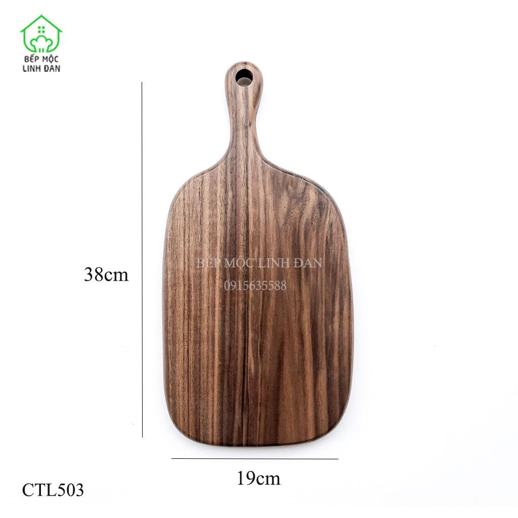 Khay Gỗ ÓC Chó Bày Đồ Ăn HAHANCO Có Tay Cầm Tiện Dụng