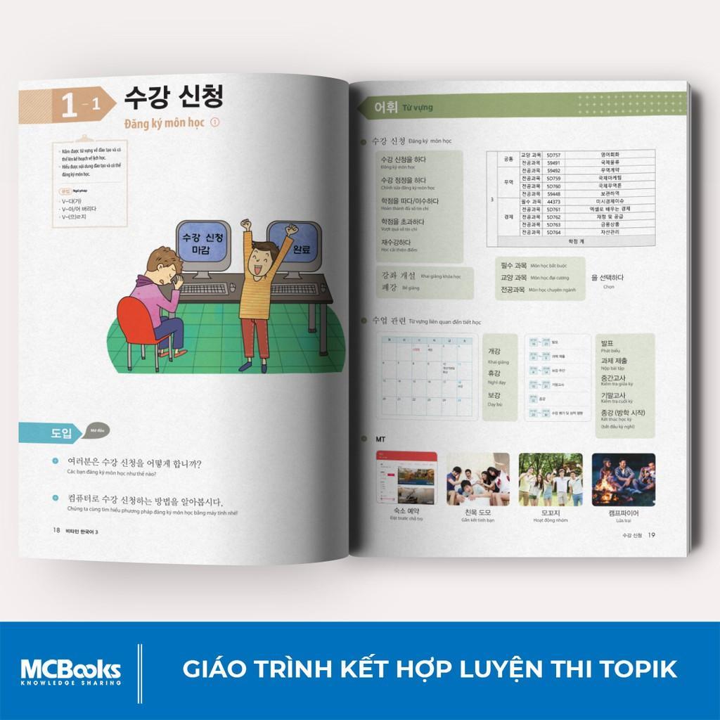 Vitamin Tiếng Hàn 3 Cho Người Mới Bắt Đầu - Học Kèm App Online - Bản Quyền
