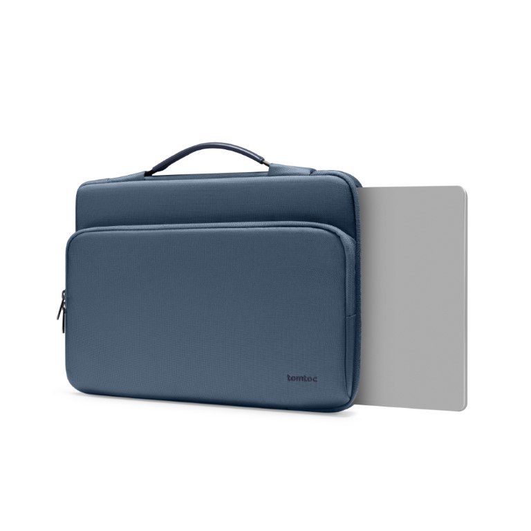 Túi xách chống sốc Tomtoc Briefcase dành cho Macbook Pro 13inch NEW Dark Blue- Hàng chính hãng