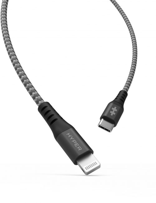 Dây Cáp Sạc USB-C to Lightning Chuẩn MFi Cho iPhone/iPad Hyper HyperDrive - Hàng Chính Hãng