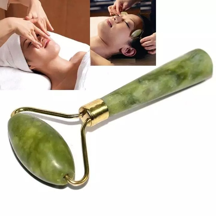 Con lăn cẩm thạch thoa kem , massage mặt se khít lỗ chân lông ,lưu thông máu giảm các nếp nhăn trên da mặt , giúp massage thư giãn phù hợp với người bận rộn an toàn và tiện lợi