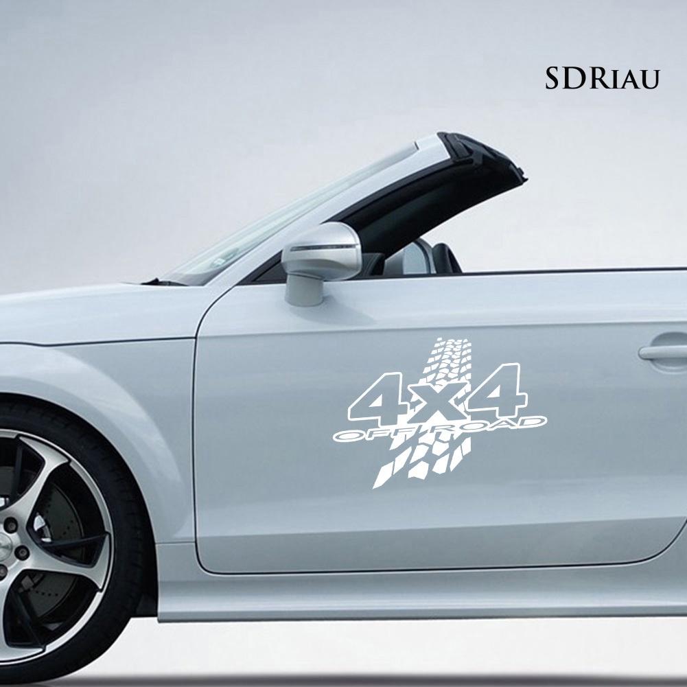 Miếng Dán Phản Quang Họa Tiết Vui Nhộn Trang Trí Cửa Sổ Xe Hơi 4x4