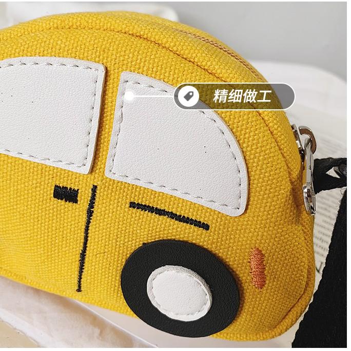 Túi đeo chéo vải canvas hình oto