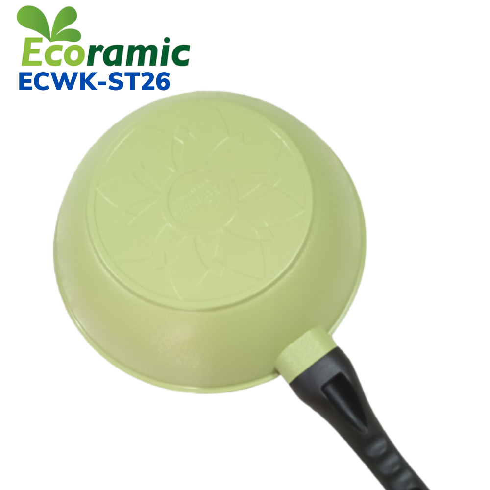 Chảo Đá Sâu Lòng Cao Cấp Ecoramic ECWK-ST26 (26cm)