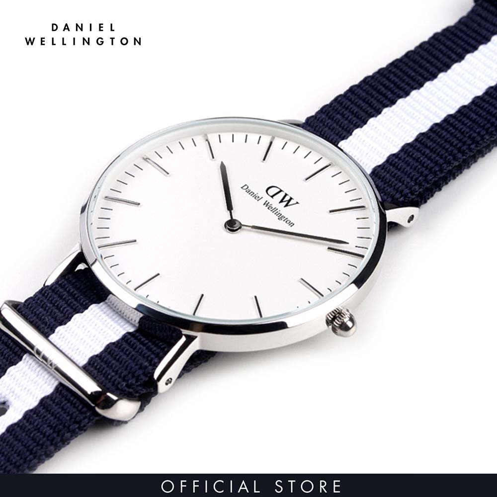 Đồng hồ Nam Daniel Wellington dây Vải nato - Classic Glasgow 36mm DW00100047