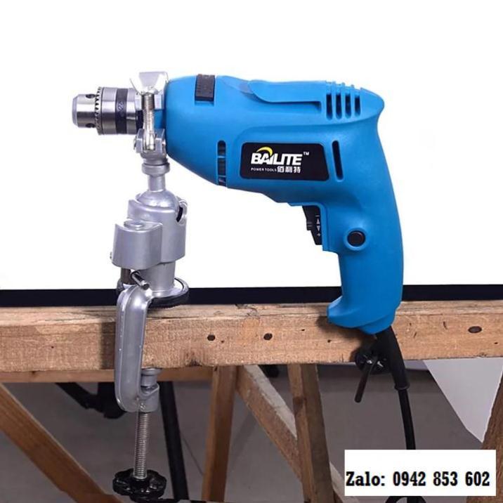 Giá đỡ máy khoan máy mài kẹp bàn xoay 360 độ