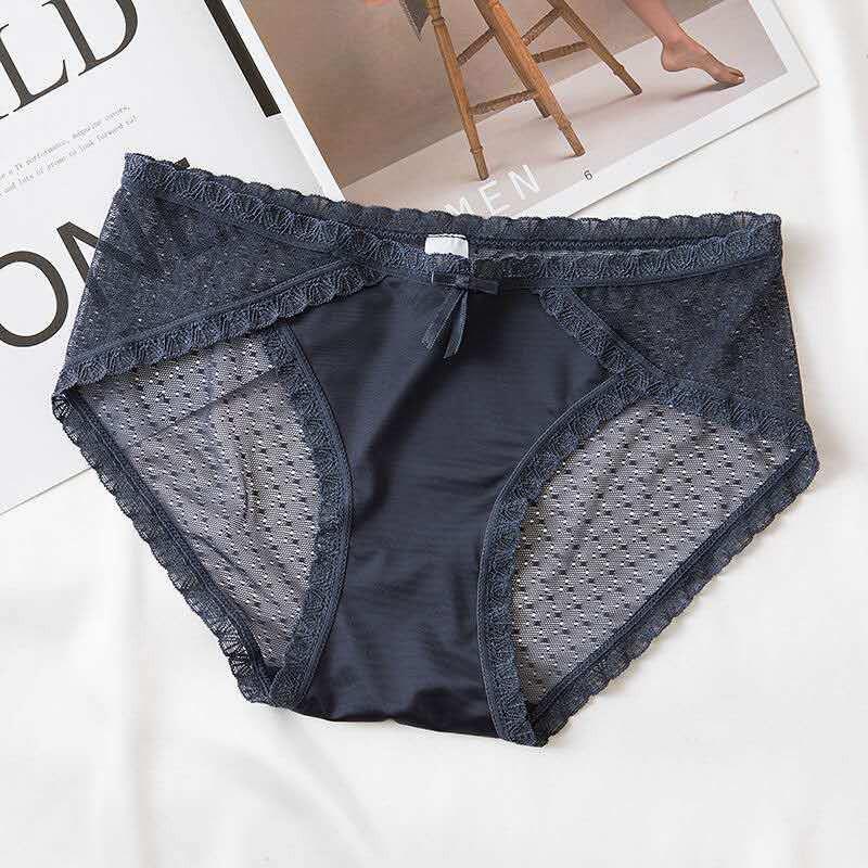 COMBO 5 QUẦN LÓT NỮ PHI LỤA PHỐI REN 838