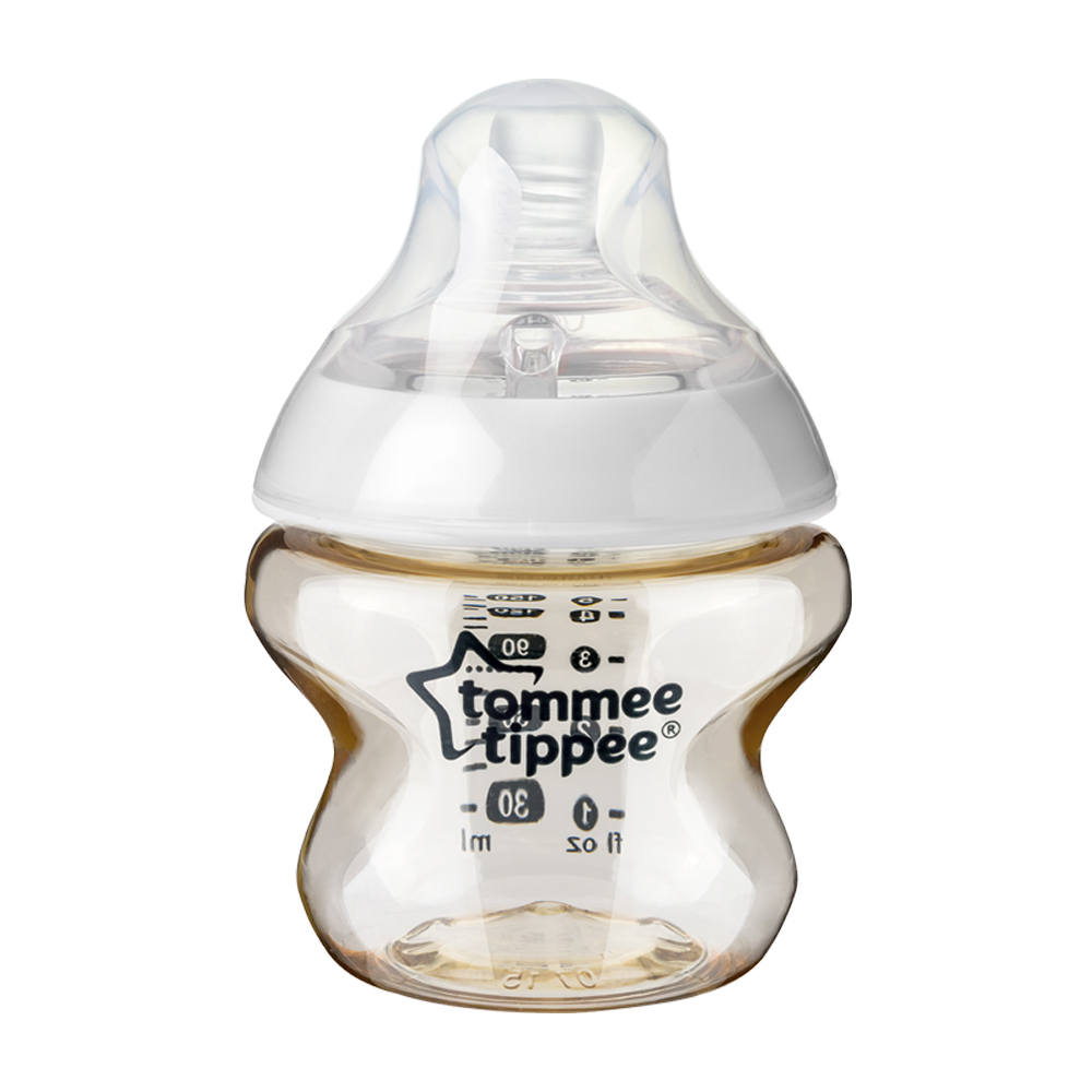 Bình sữa PPSU ty siêu mềm tự nhiên Tommee Tippee Closer to Nature 150ml, núm ty đi kèm 0-3 tháng