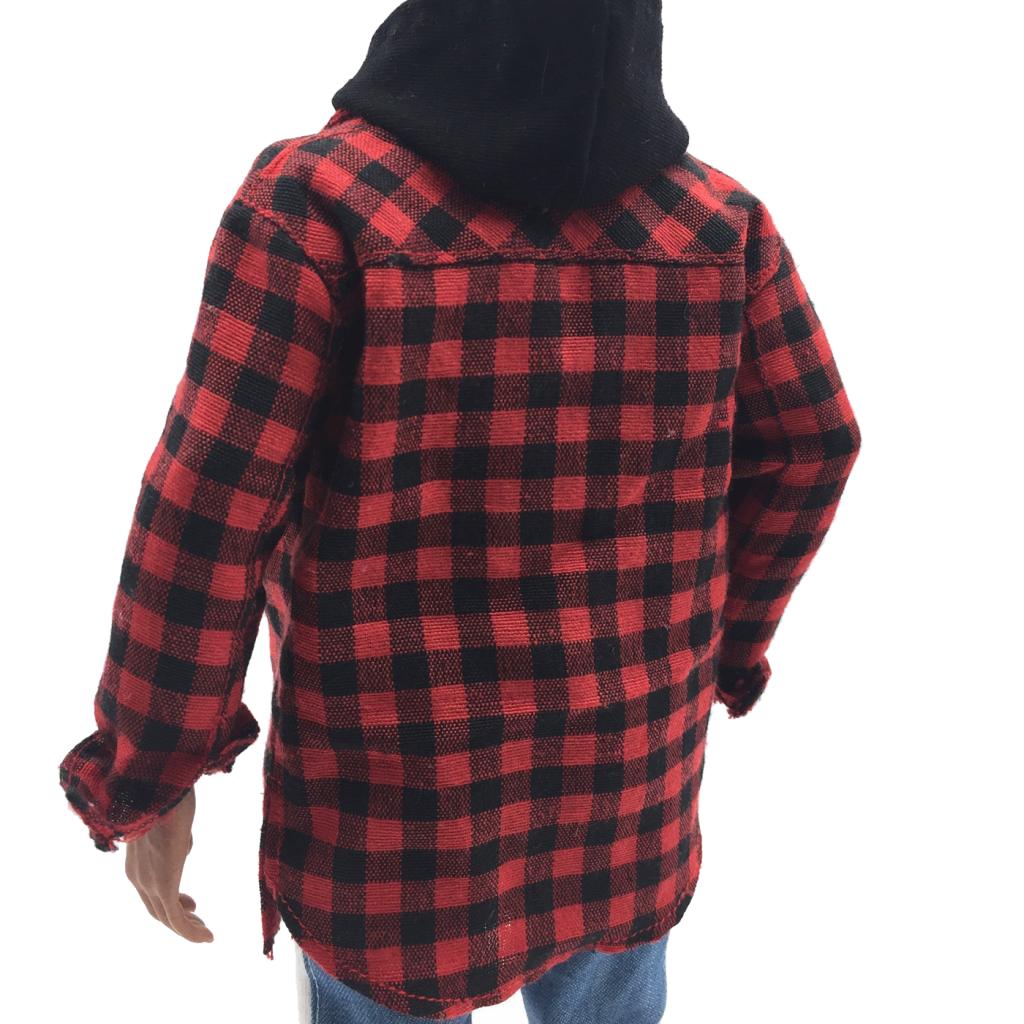 1/6 Quy Mô Nam Áo Sơ Mi Kẻ Sọc Quần Áo Nam Quần Áo Cho 12  Nhân Vật Hành Động Cơ Thể
