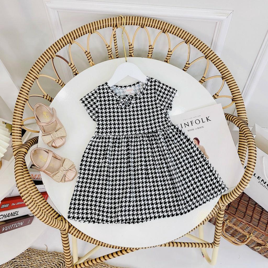 Đầm váy mùa hè cho bé gái size 6-18kg chất thun cotton mềm mịn mát