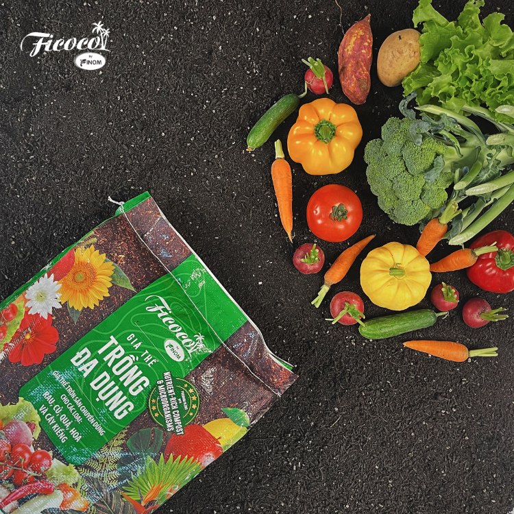 GIÁ THỂ TRỒNG ĐA DỤNG FICOCO - 2L