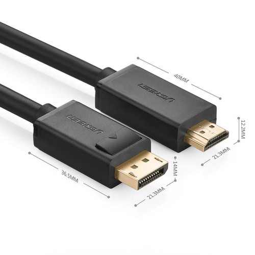 Dây Cáp Chuyển Đổi HDMI To VGA Hỗ Trợ Nguồn Ugreen 30449 - Hàng Chính Hãng