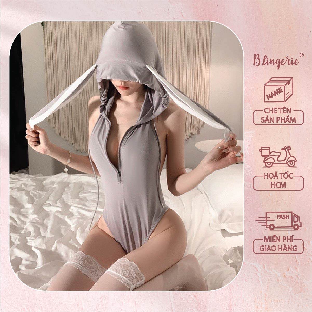 Bộ Jump Cosplay Bé Thỏ (Không Kèm Tất) - B.Lingerie